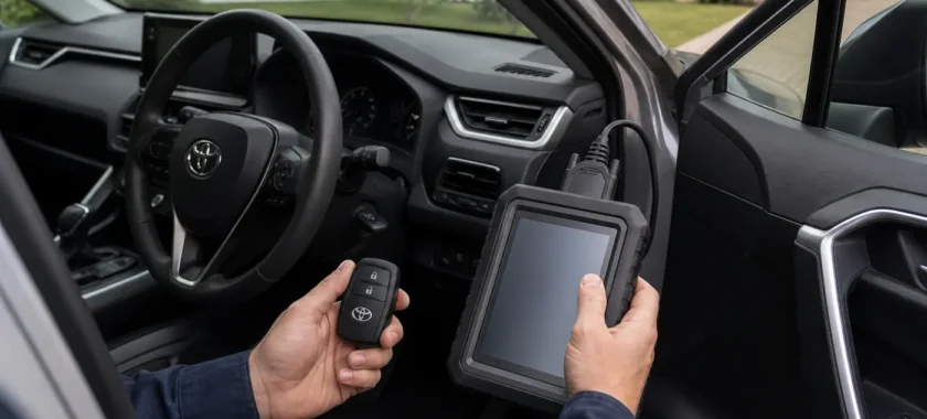 Automotive car key replacement by a mobile auto and motorcycle locksmith in Werribee