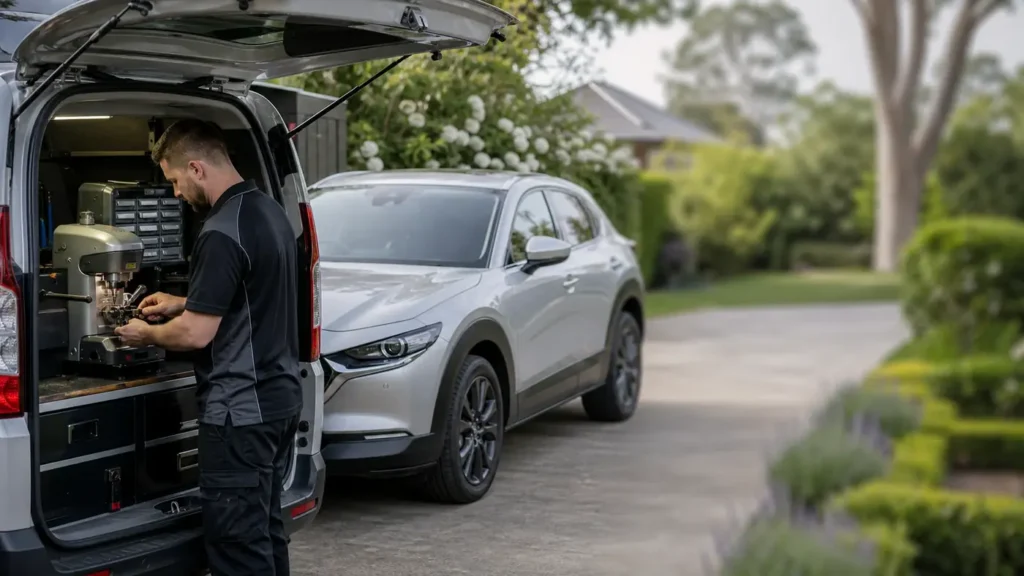 Automotive key cutting by a mobile auto and motorcycle locksmith in Werribee