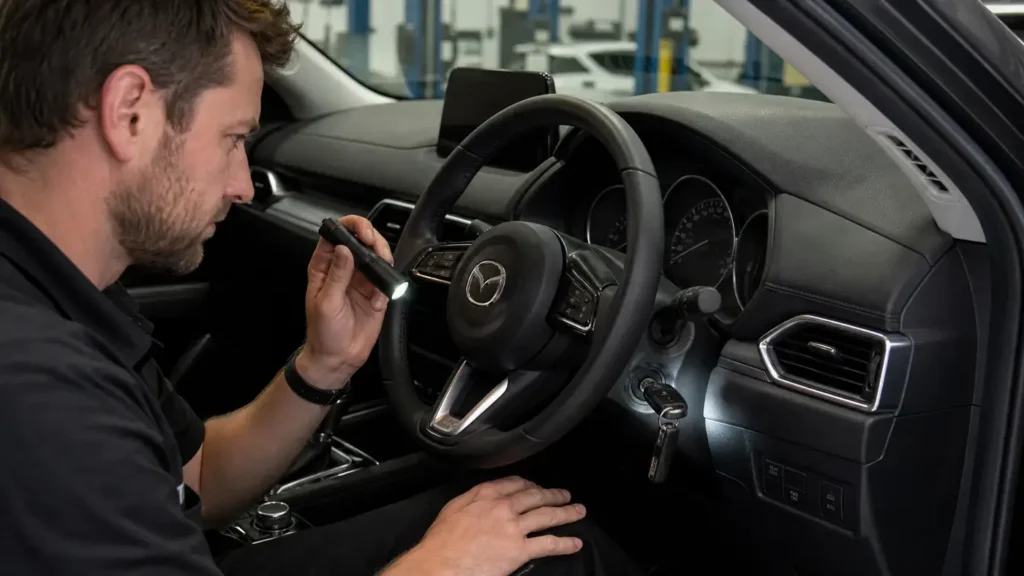 Car key stuck in ignition by a mobile auto and motorcycle locksmith in Werribee