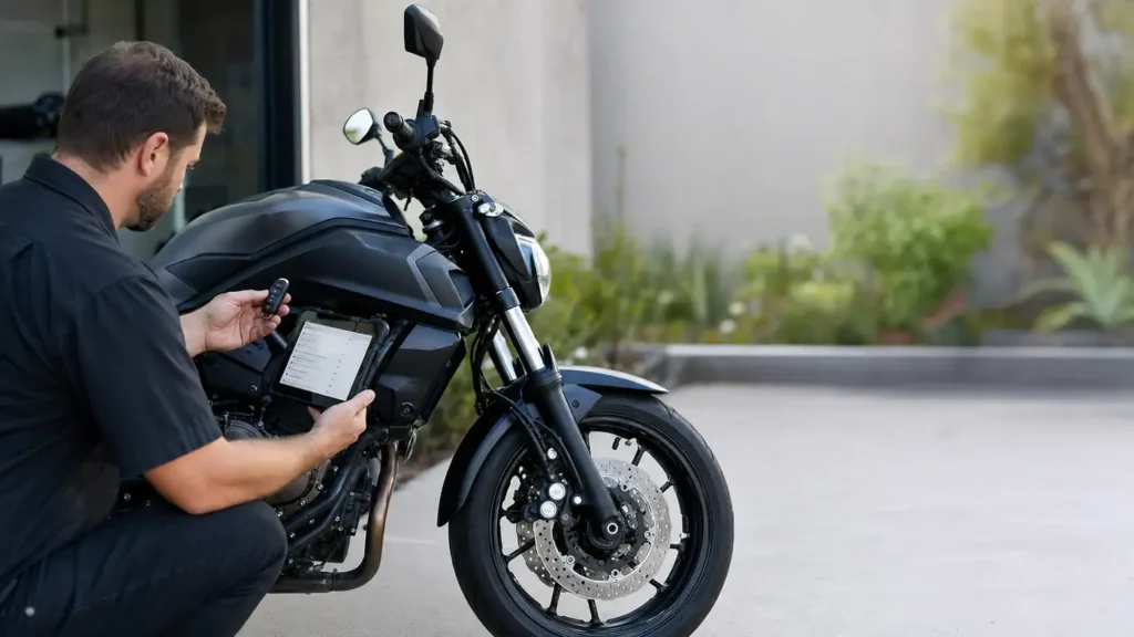 Motorcycle key fob programming by a mobile auto and motorcycle locksmith in Werribee