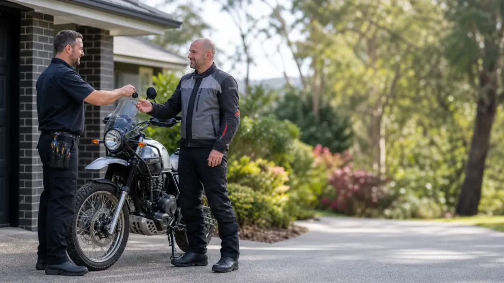 Motorcycle key replacement by a mobile auto and motorcycle locksmith in Werribee