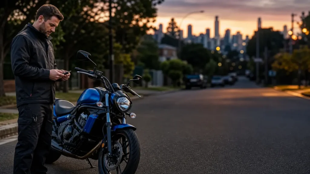 Motorcycle scooter diagnostics by a mobile auto and motorcycle locksmith in Werribee