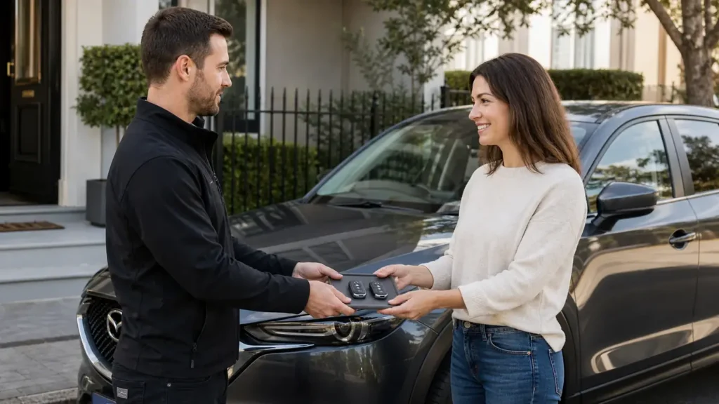 Spare car key by a mobile auto and motorcycle locksmith in Werribee